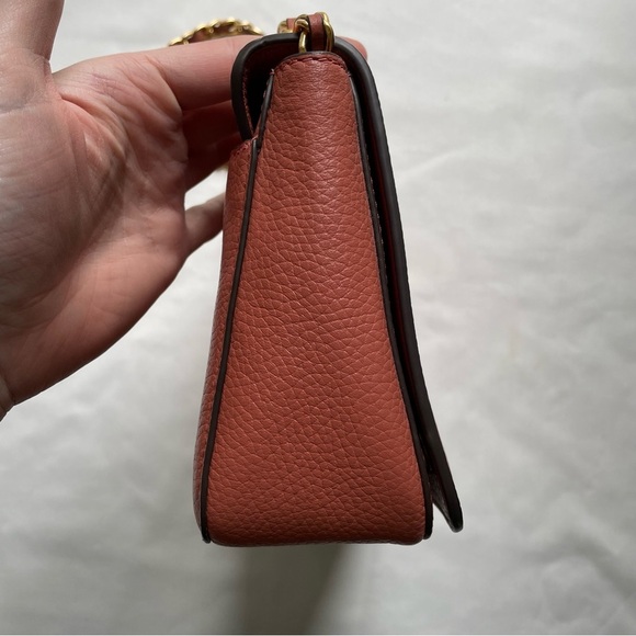 Tory Burch Britten Adjustable Shoulder Leather Purse - Picture 15 of 16